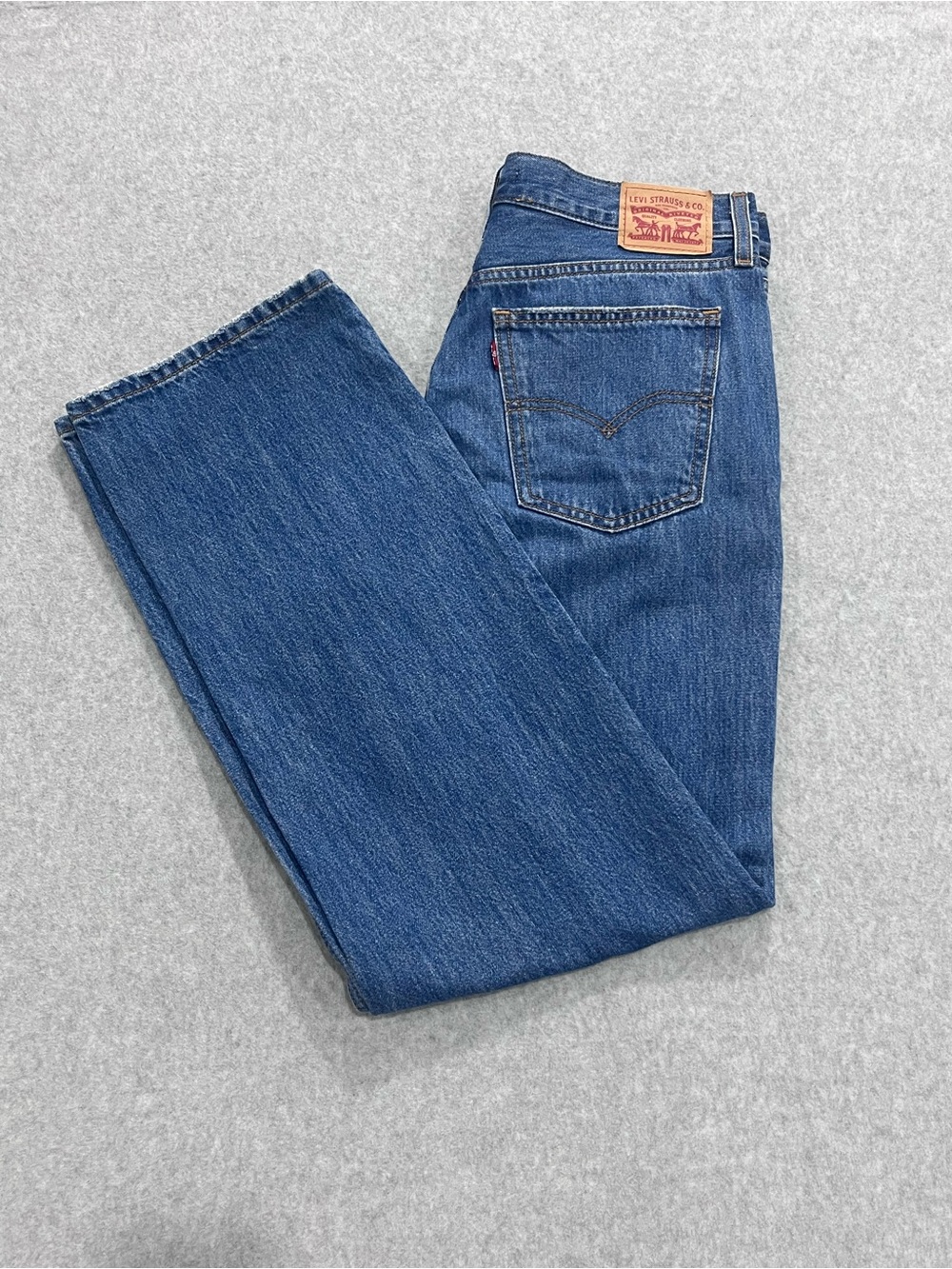 Levi's Classic Bootcut Jeans Distressed Women's Size 30 Blue Medium Wash Stretch